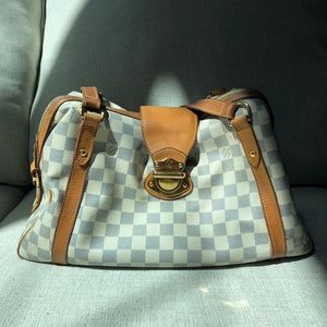 Louis Vuitton Stressa Damier Azur Shoulder Bag